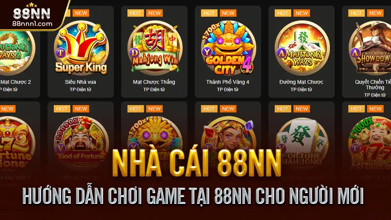 88NN - Nhà Cái Cá Cược Uy Tín Hàng Đầu Châu Á | Casino & Thể Thao Online 6 Hướng Dẫn Chơi Game Tại 88NN Cho Người Mới